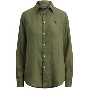 Ralph Lauren, Dames, Blouses & Shirts, Groen, Maat: S