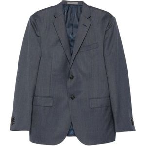 Corneliani, Heren, Pakken, Grijs, Maat: 2XL Wol,