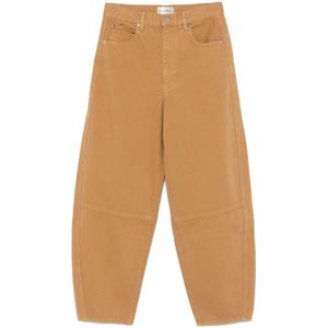 Frame, Dames, Jeans, Bruin, Maat: W27 Katoen,