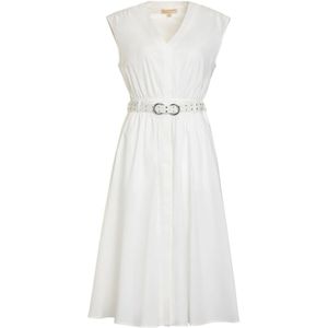 Michael Kors, Dames, Jurken, Wit, Maat: M Katoen,
