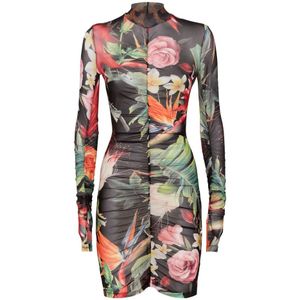 Philipp Plein, Dames, Jurken, Veelkleurig, Maat: XS Poliester,