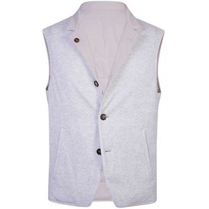 Eleventy, Heren, Jassen, Grijs, Maat: M Katoen,