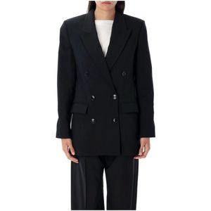Isabel Marant, Dames, Jassen, Zwart, Maat: XS Wol,