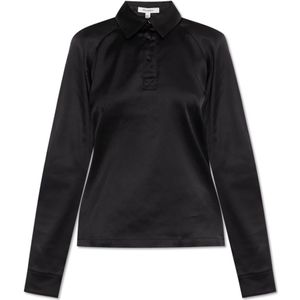 JW Anderson, Dames, Blouses & Shirts, Zwart, Maat: 2XS Zijde,