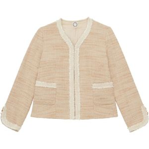 Ines de la Fressange Paris, Dames, Jassen, Beige, Maat: XS Zijde,