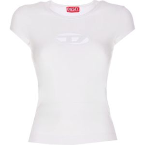 Diesel, Dames, Tops, Wit, Maat: XS Katoen,