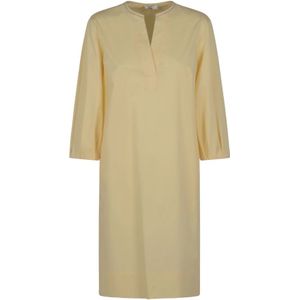 Peserico, Dames, Jurken, Beige, Maat: XS Satijn,