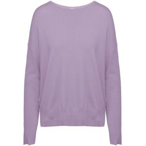 BomBoogie, Dames, Truien, Paars, Maat: L Viscose,