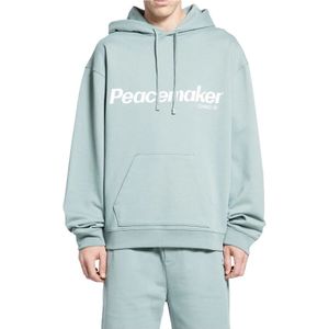 Oamc, Heren, Sweatshirts & Hoodies, Groen, Maat: XS Katoen,