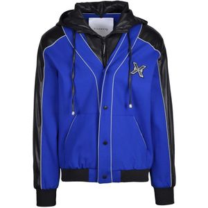 Richmond, Heren, Jassen, Blauw, Maat: S Nylon,