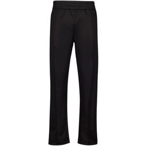 Palm Angels, Heren, Broeken, Zwart, Maat: M Poliester,