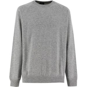 Drumohr, Heren, Truien, Grijs, Maat: L Kasjmier,