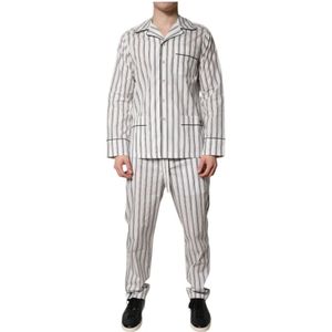 Dolce & Gabbana - Lounge Overhemd - Wit - Katoen - Heren