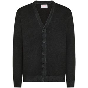 Sun68, Heren, Truien, Zwart, Maat: S