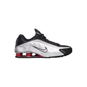 Nike Beperkte Editie Zwart Metallic Zilver Shox R4 , Black , Heren , Maat: 43 EU