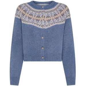 Seventy, Dames, Truien, Blauw, Maat: XS