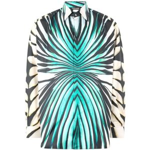 Roberto Cavalli, Heren, Overhemden, Veelkleurig, Maat: M