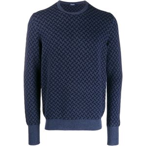 Drumohr, Heren, Truien, Blauw, Maat: L