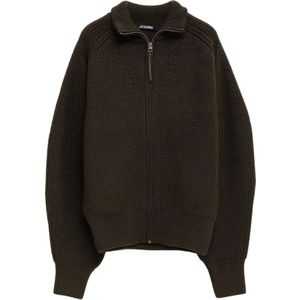 Jacquemus, Heren, Truien, Groen, Maat: L Wol,