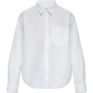 Ami Paris, Heren, Overhemden, Wit, Maat: 2XS Katoen,