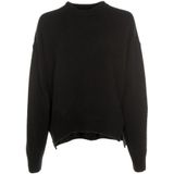 Drykorn - Lizeila - Gebreide Trui - Zwart - Oversized Pasvorm