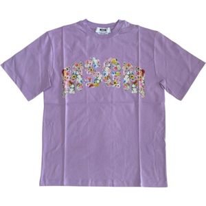 Msgm, Dames, Tops, Paars, Maat: XS