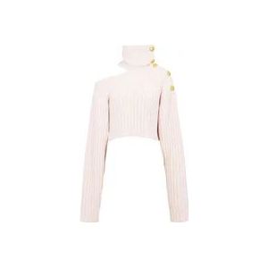 Balmain Sweatshirts , Pink , Dames , Maat: M