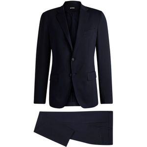 Boss, Heren, Pakken, Blauw, Maat: L