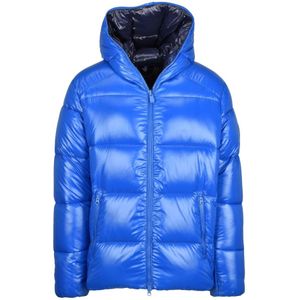 Save The Duck, Heren, Jassen, Blauw, Maat: L Nylon,