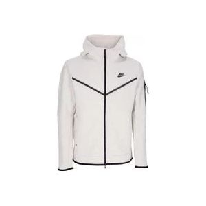 Nike Lichtgewicht Zip Hoodie Tech Fleece Sportkleding , Beige , Heren , Maat: XL