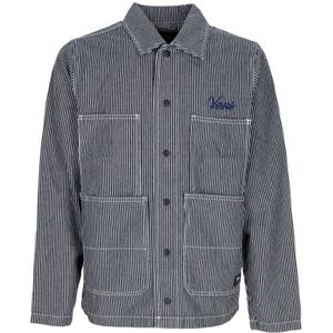 Vans, Heren, Jassen, Grijs, Maat: L Katoen,