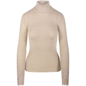 Valentino, Dames, Truien, Beige, Maat: S Kasjmier,