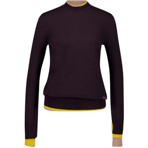 Fendi, Dames, Truien, Paars, Maat: 2XS Wol,