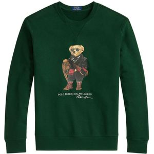 Ralph Lauren, Heren, Sweatshirts & Hoodies, Groen, Maat: S Fleece,