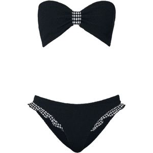 Hunza G - Badpak Jean - Zwart - Tweedelig - Dames