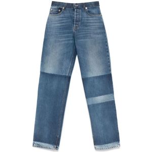 Gucci, Dames, Jeans, Blauw, Maat: W28 Denim,