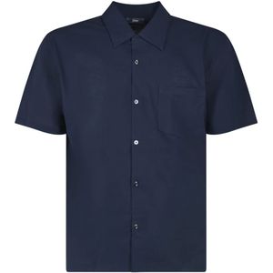 Herno - Overhemd - Blauw - Katoen