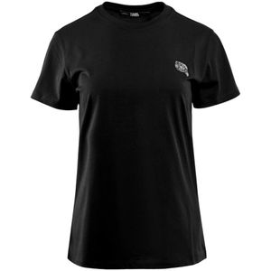 Karl Lagerfeld, Dames, Tops, Zwart, Maat: L