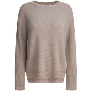 Lisa Yang, Dames, Truien, Beige, Maat: XS Kasjmier,