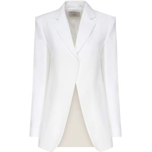 Max Mara, Dames, Jassen, Wit, Maat: XS Katoen,