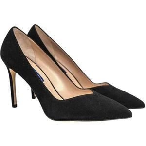 Stuart Weitzman, Dames, Schoenen, Zwart, Maat: 41 EU Suède,