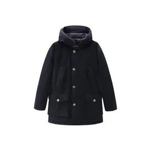 Woolrich Arctic Parka Blauw , Blue , Heren , Maat: XL