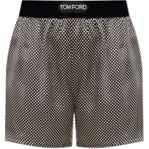 Tom Ford, Dames, Korte broeken, Zwart, Maat: M Zijde,