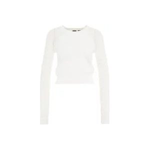 Pinko Witte T-Hemden Polos voor Dames , White , Dames , Maat: S