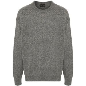 Roberto Collina, Heren, Truien, Grijs, Maat: M Wol,