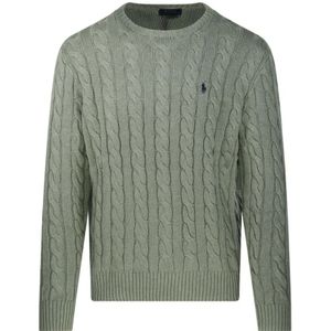 Ralph Lauren, Heren, Truien, Groen, Maat: M Katoen,