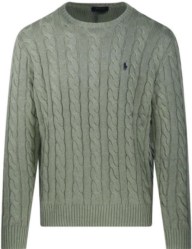 Ralph Lauren, Heren, Truien, Groen, Maat: M Katoen,