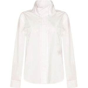 Patou, Dames, Blouses & Shirts, Wit, Maat: S
