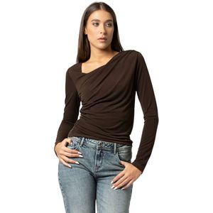 Kocca, Dames, Tops, Bruin, Maat: XL