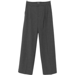 Dondup, Dames, Broeken, Grijs, Maat: XS Wol,